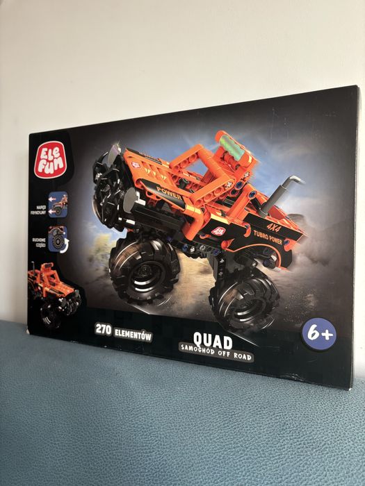 Klocki Elefun Technic Quad Samochód Off-Road 270 el. Nowe