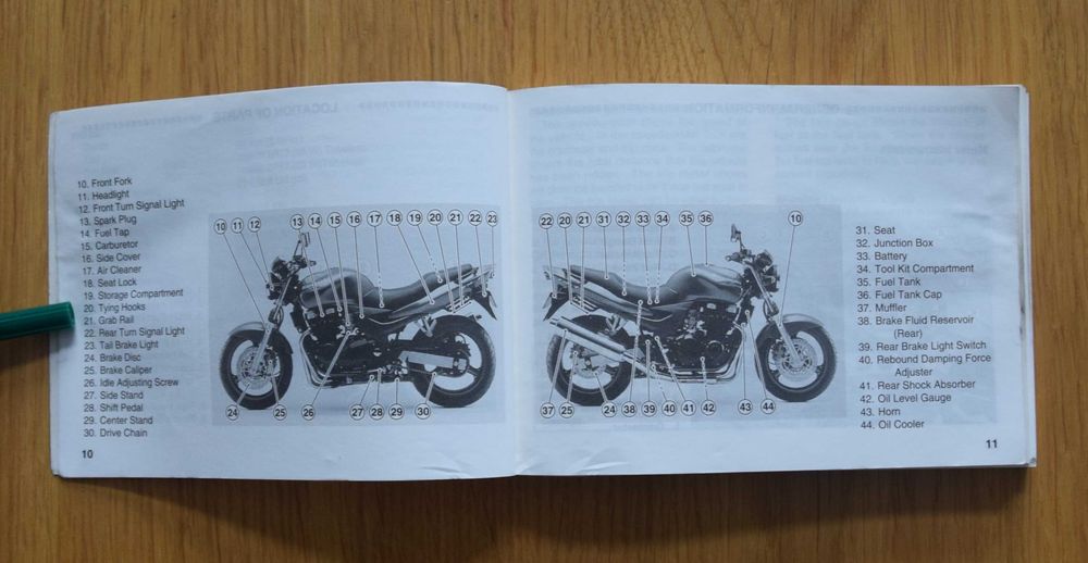 Instrukcja KAWASAKI ZR-7