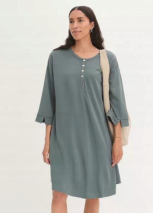 B.P.C sukienka dresowa eukaliptusowa r.40/42