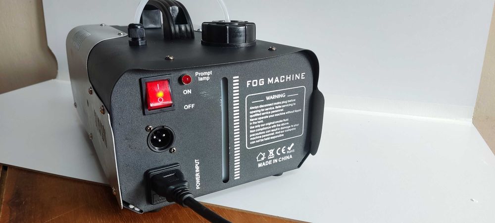 Wytwornica dymu 1200W LED RGB bez pilota DJ klub impreza