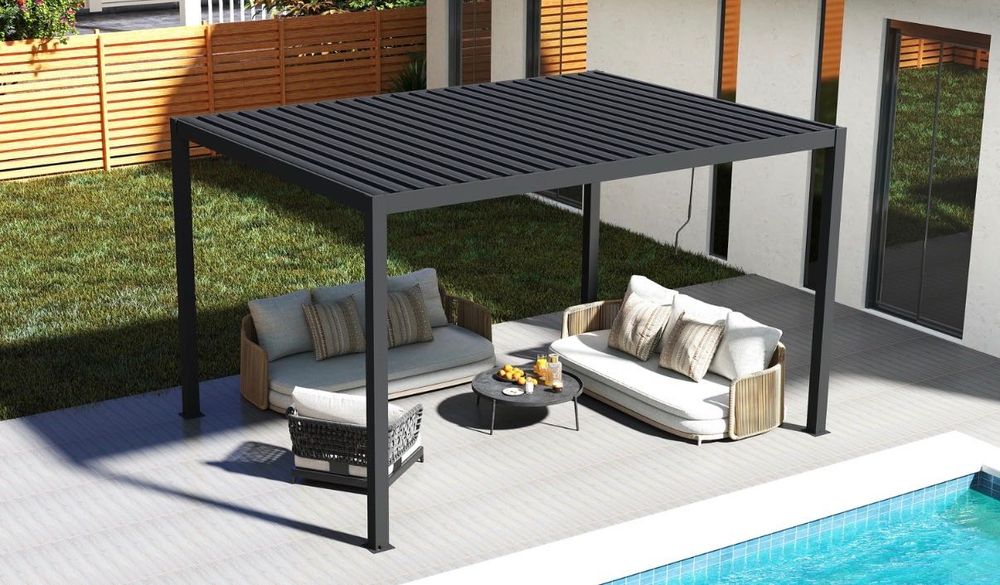 Pergola ogrodowa tarasowa PRIMARY 3x4 Anthracite