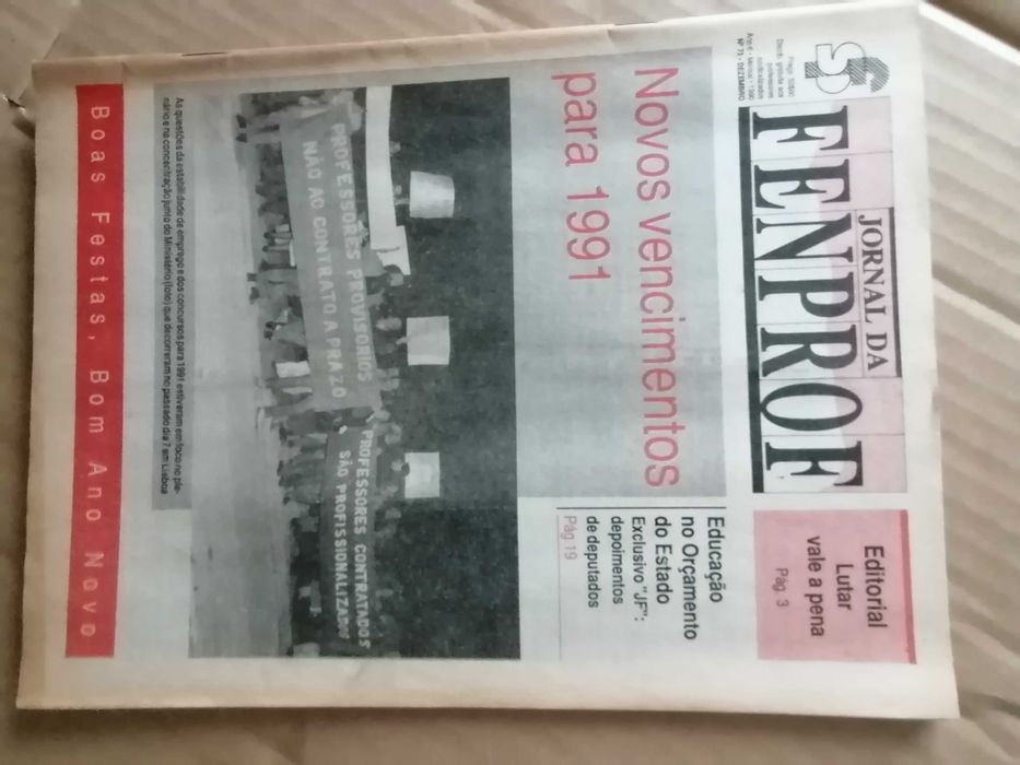 Jornal da FENPROF  Dezembro 1990