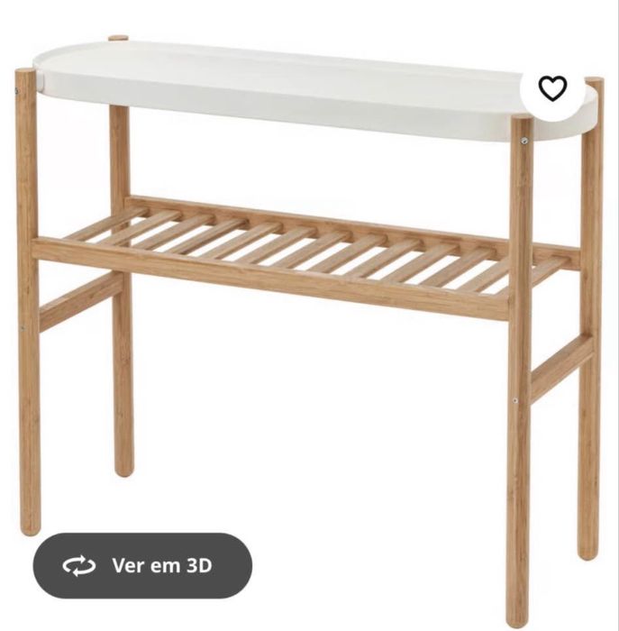 Vendo mesa de entrada de casa novinha foi comprada na ikea por 60 eurs