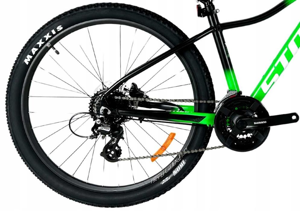 Rower Górski MTB Storm Shark Man 3.0, 15"(zielono-czarny)
