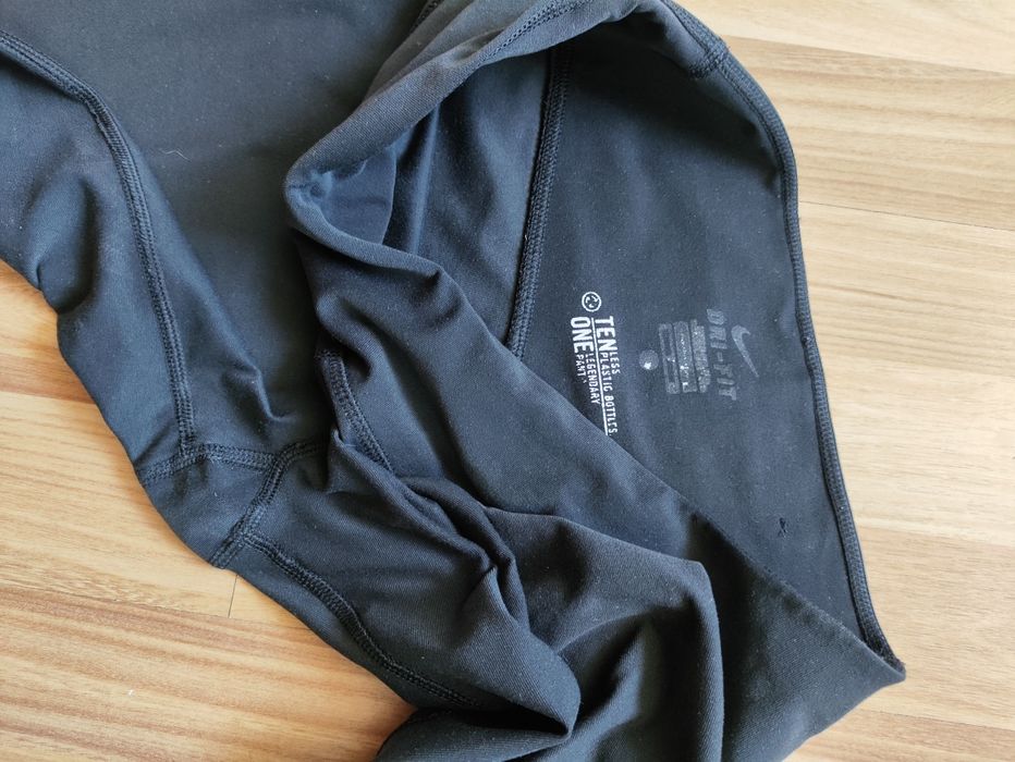 Leginsy damskie czarne Nike