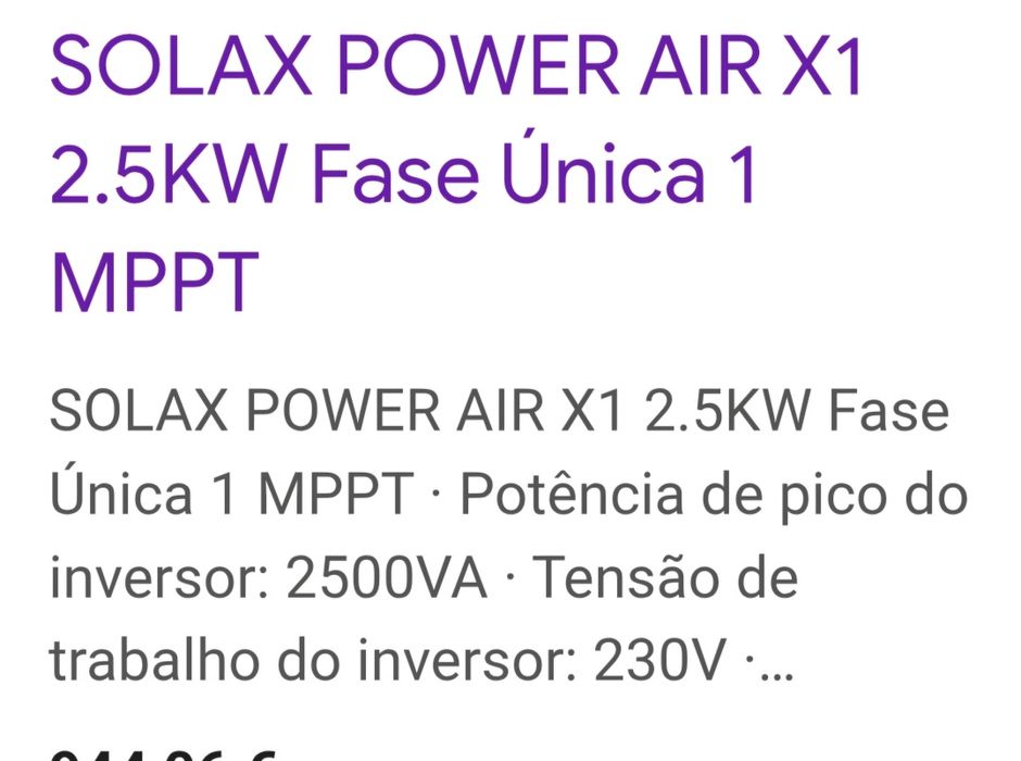 Inversor de painéis solares