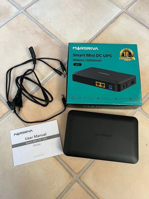 Безперебійник Smart Mini DC ДБЖ UPS MARSRIVA KP2 ,10000 mAh 18W