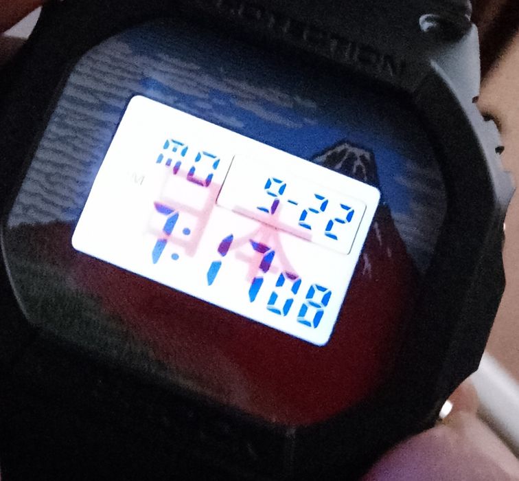 G-SHOCK  "hokusai Katsushika" Design Theme Watch Digital DW-5600KHG24-