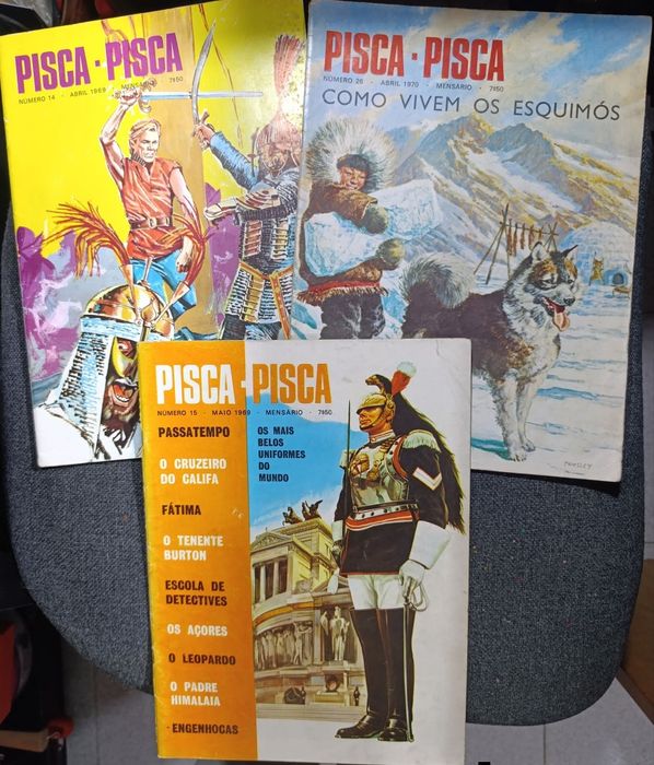 3 revistas BD PISCA-PISCA