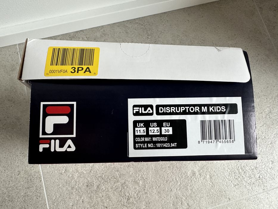 Buty adidasy dziecięce FILA Disruptor M KIDS r. 30 białe