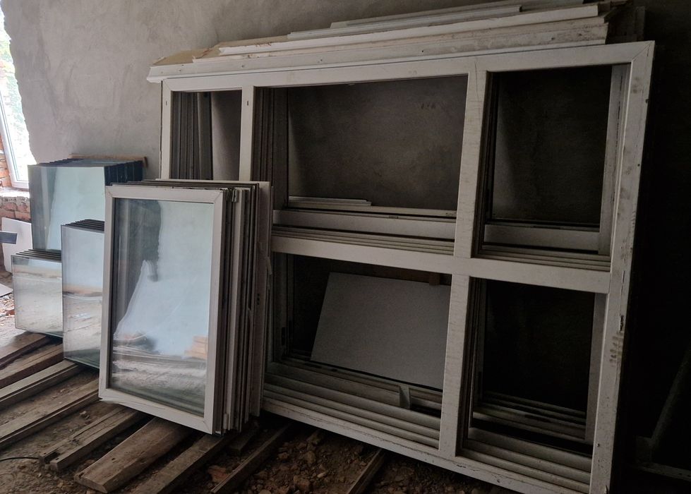 Вікна ПАНОРАМА 12.10м×2.37м вікно окна метало пластикові металопластик