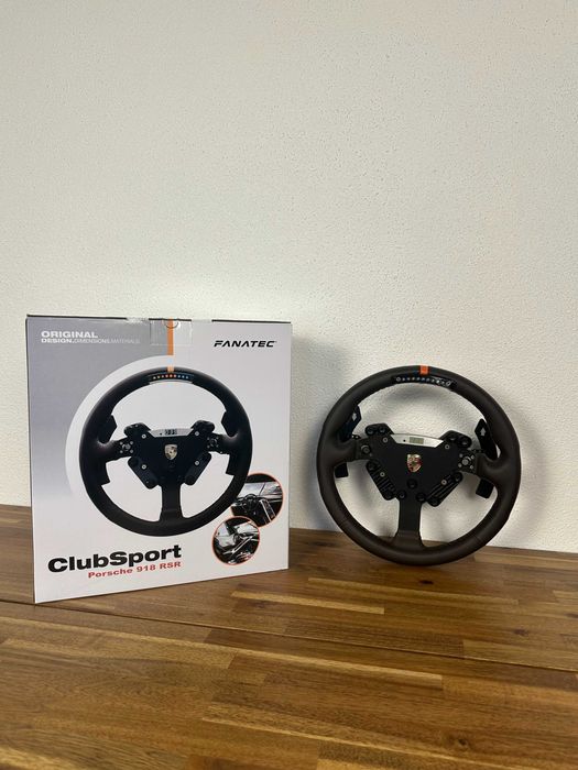 Fanatec Clubsport Porsche 918 RSR QR1 - Impecável Benfica • OLX.pt