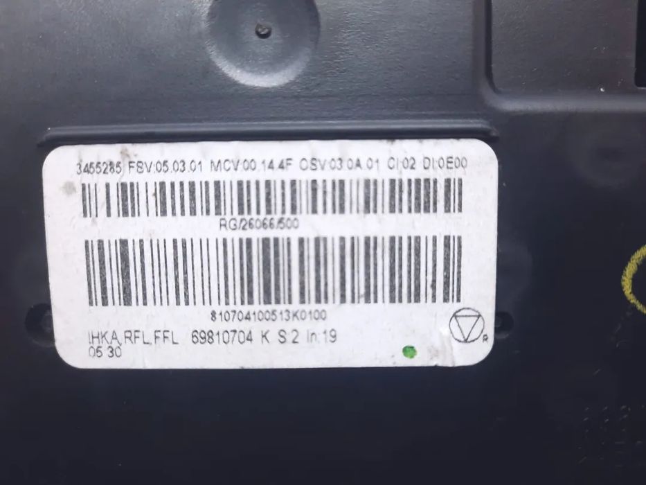 CONSOLA CENTRAL DISPLAY CLIMATRONIC MINI COOPER R56 51169151325
