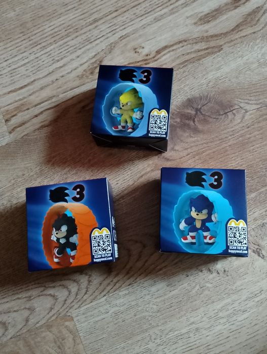 Figurki Sonic Mc donalds