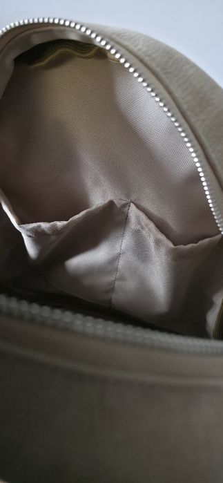 Plecak beżowy handmade