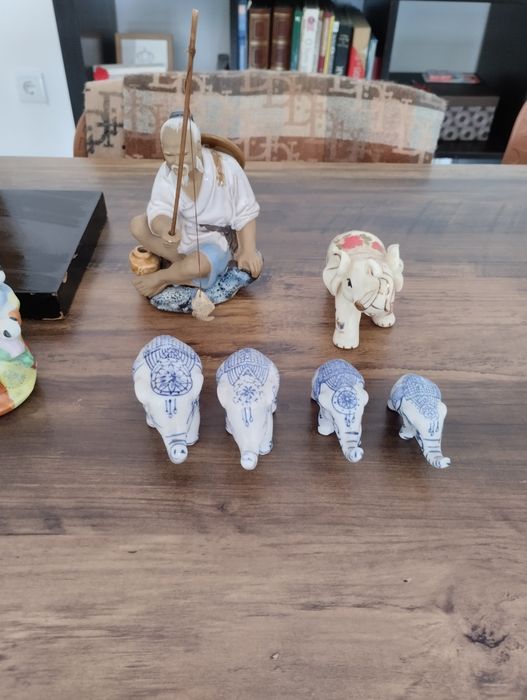 Lote peças orientais