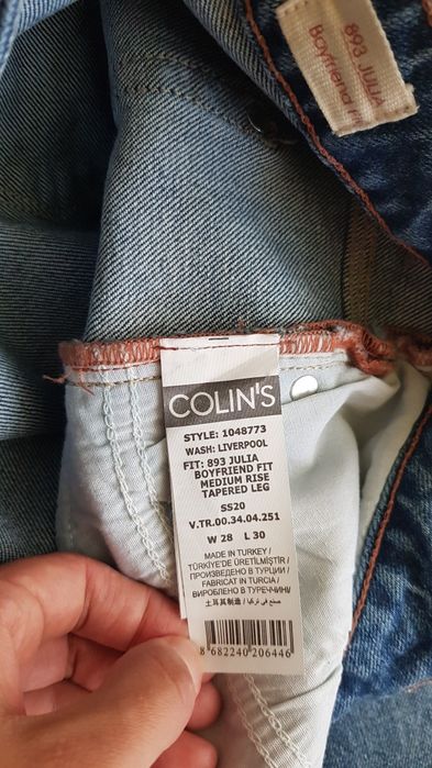 Джинси Colin's, L30, W28, бойфренди