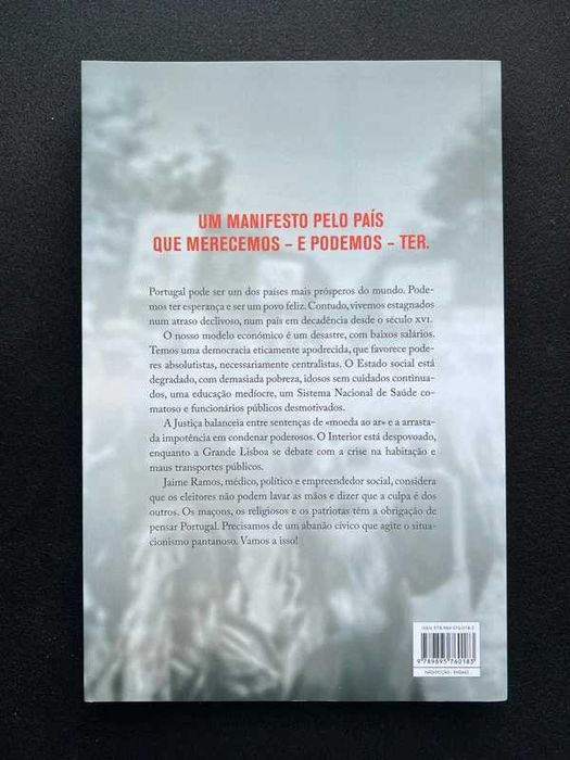 Livro: Sobressalto pela Esperança do autor Jaime Ramos