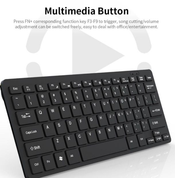 Mini Teclado USB Mac + PC