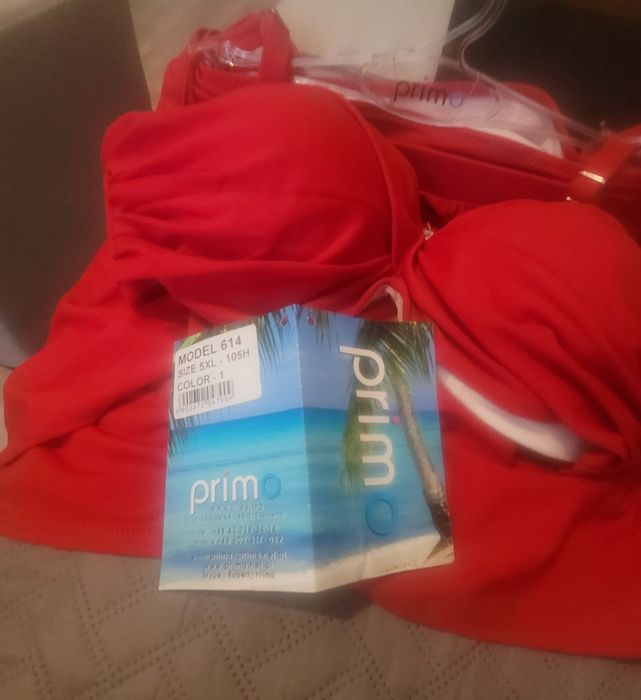 Strój kąpielowy 3częściowy rozm 5xl/50