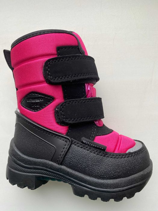 Термочобітки зимові для дівчинки рожеві stepln 23 (устілка - 13,5)