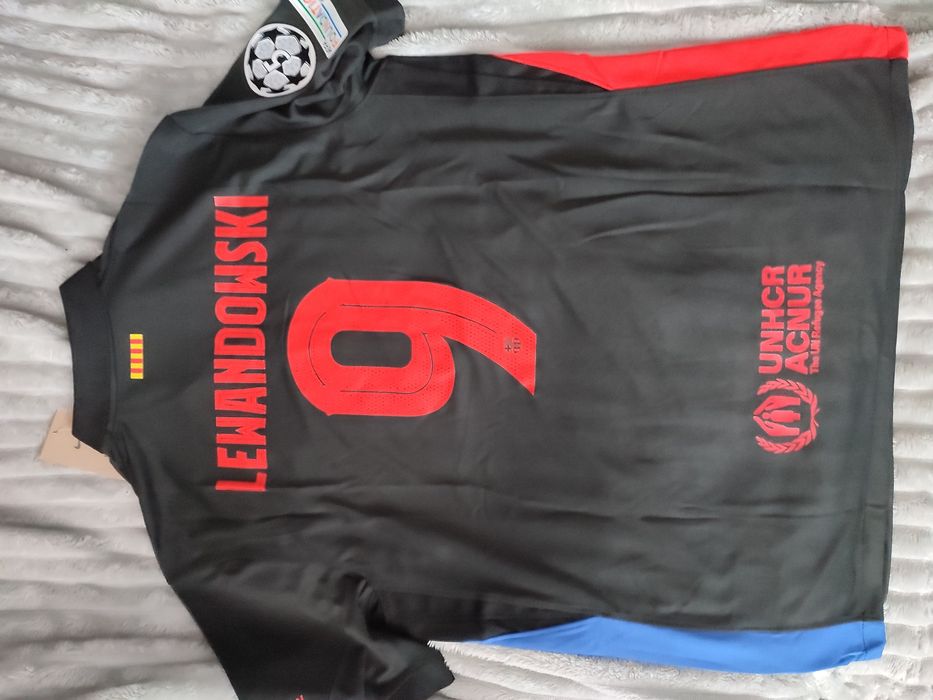 Koszulka piłkarska FC Barcelona Robert Lewandowski 9 rozmiar XXL