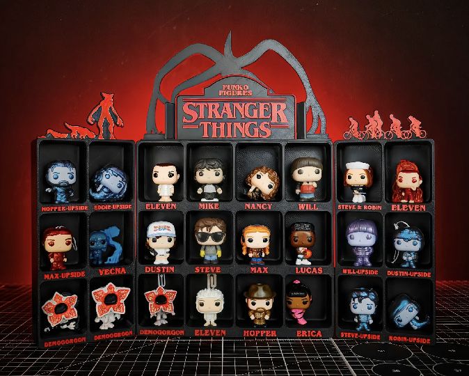 Стенд для Funko Pop STRANGER THINGS Вітрина для фігурок Дивні Дива