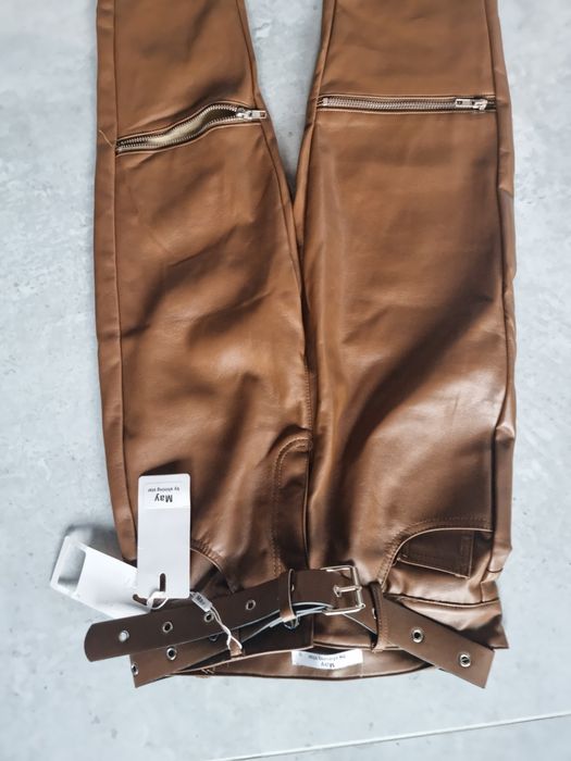 Spodnie zamki pasek zdobienia