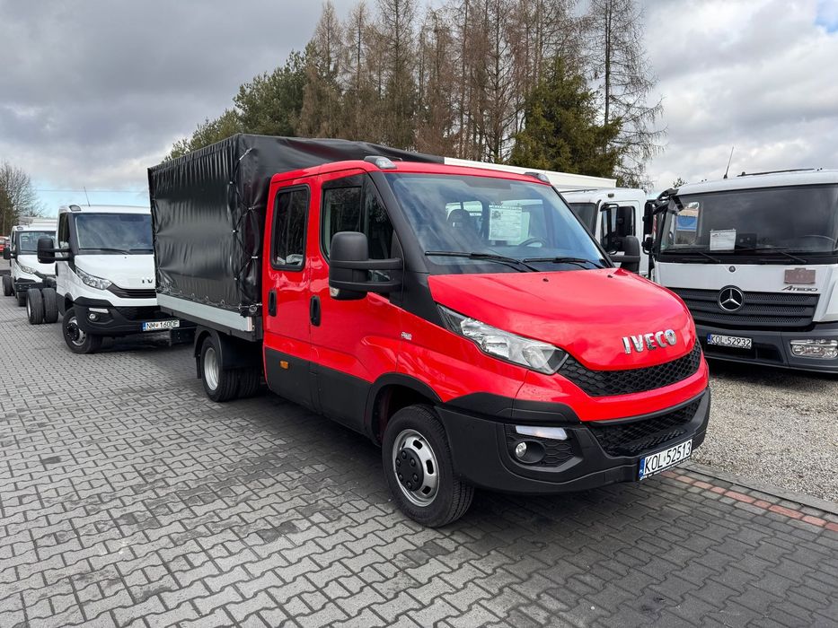 Iveco 35C17,,35C15,,35C14,,35C13  IVECO DOKA 35c17 3.0 plandeka skrzynka wywrot kiper hak 3.5T 7os.