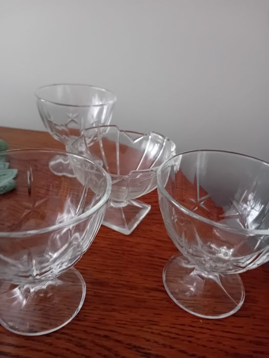 Pucharki do lodów francuskie szkło plus gratis