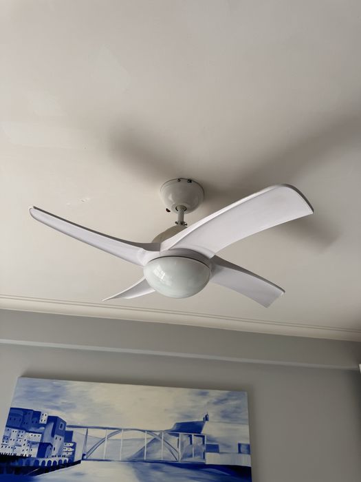 2 ventiladores com luz