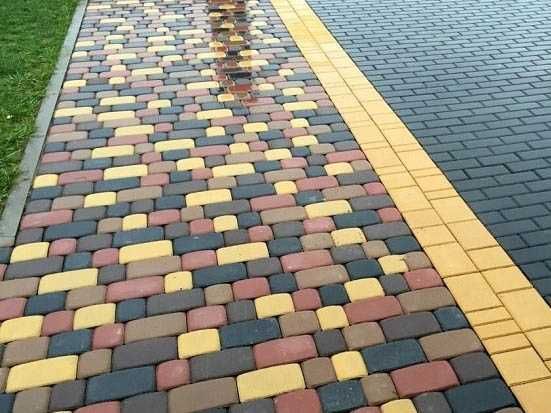 Плитка тротуарна "Старе місто"(чорна) .