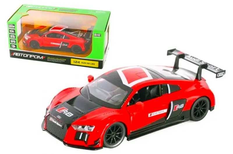 Машина металева 68262A "Автопром",1:24 Audi R8 LMS, відкр.двері
