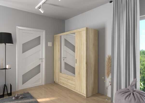 Szafa 180cm z lustrem