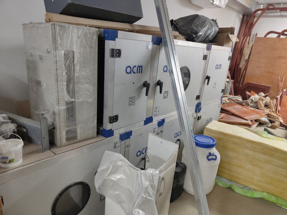 Вентеляційна Установка підготовки повітря, з рециркуляцією,  очистка п