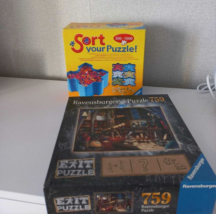Пазли Ravensburger Exit Puzzle та органайзер для сортування