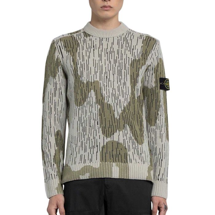 Светр STONE ISLAND 575D5 Mixed Yarn Sweater Rain Camo SI0252-RCA