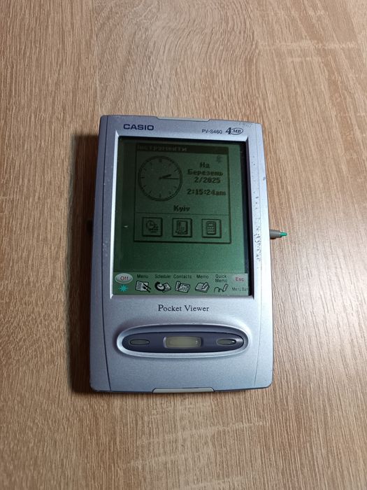 Карманный компьютер Casio PV-S460.