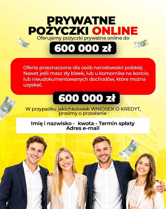 Oferta pożyczki prywatnej online
