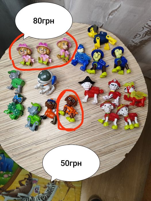 Іграшки щенячий патруль