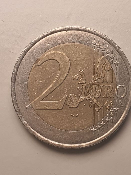 Moeda RARA de 2€ com defeitos de cunhagem