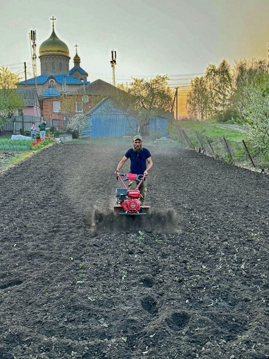 Оранка мотоблоком, покос трави, вивіз сміття, спил дерев