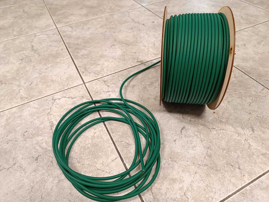 Zielony kabel mikrofonowy XLR 2x0,23mm OFC symetryczny 50m
