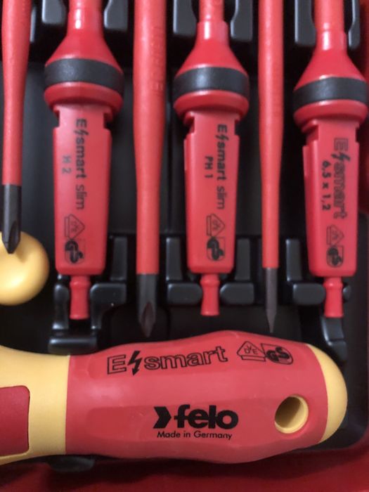 Нові набори викруток FELO E Smart VDE Slim як Wiha Wera