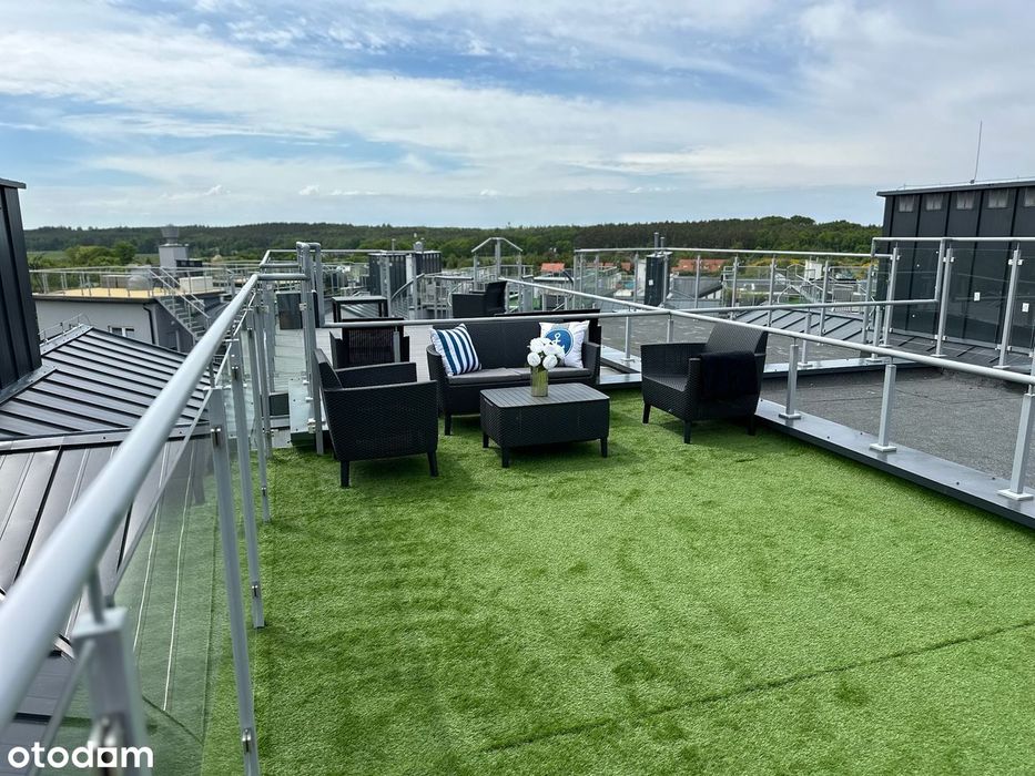 Apartament 350 m do morza przy lesie | 2 poziomy | taras na dachu