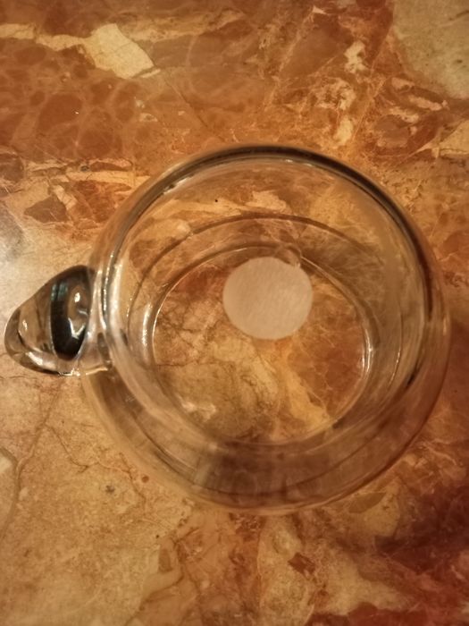 Zabytkowy przedwojenny nocnik szklany
