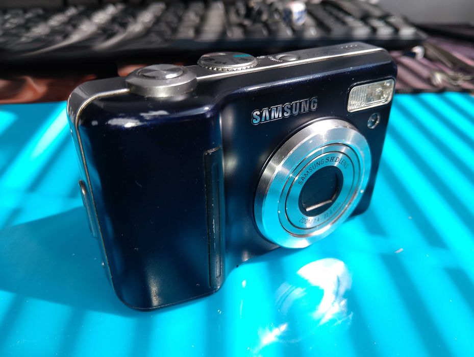 Цифровий ретро фотоапарат Samsung S830 Y2K + карта памяті 1 GB + DATA кабель