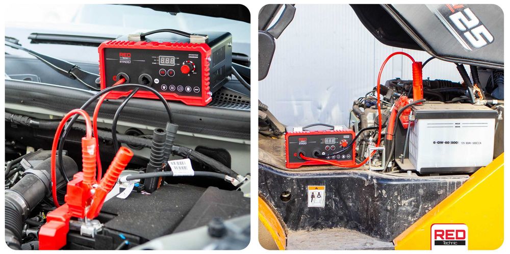 prostownik inwertorowy z rozruchem 180a 12/24v ładowarka 30a rtpi0167
