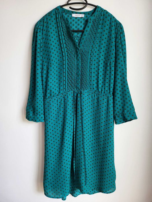 Sukienka w groszki z rękawem 3/4 rozmiar 36 Reserved