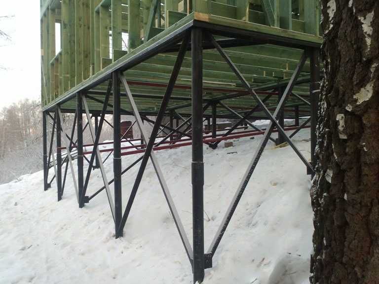 Гвинтові палі, винтовые сваи, геошуруп, винтовой фундамент под ключ